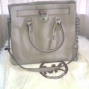 Michael Kors Hamilton Micro Studded Leather Tote